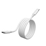 1.8M USB C to USB C Charging Cable, 60W PD USB C Type C Fast Charge Cord Compatible with MacBook Pro 13-inch, New MacBook, iPad Pro 2021/2020/2018, Pixel 5/4/3/2/XL, Samsung Galaxy S21/S20 (White)