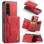 samsung Samsung Galaxy Z Fold 4 Magnetic Wallet Red