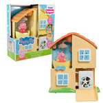 Toomies TOMY Peppa’s House Bath Playset Peppa Pig Toy Window Sprinklers and Washing Machine - Working Shower and Tub Kids Aged 18 Months and Above, Multicolor