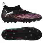 PUMA Future 8 Match MG Unlimited - PUMA Svart/PUMA White/Röd Barn, storlek 38