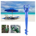 1 Sun Beach Fishing Stand Rain Gear Garden Patio Parasol Gro Blue