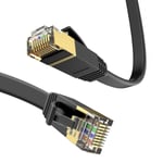 Cat 6 Ethernet-kabel 25 fot hög hastighet, skärmad RJ45 Internet-kabel
