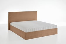 Atlantic Home Collection Cadre de lit Melody 160 x 200 cm avec Matelas TFK 7 Zones, tiroir de lit et sommier à Lattes