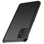 anccer Compatible for Samsung Galaxy M31S Case, [Anti-Drop] Slim Thin Matte Hard Case, Full Protective Cover For Samsung Galaxy M31S (Black)