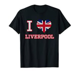 I Love (Heart) Liverpool UK British Flag T-shirt T-Shirt