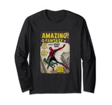 Marvel The Amazing Spider-Man Distressed Comic Cover Long Sleeve T-Shirt
