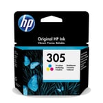 Original HP 305 Colour Ink Cartridge For DeskJet 4120e Printer 3YM60AE