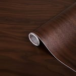 d-c-fix papier adhésif pour meuble effet bois Bouleau de pomme chocolat - film autocollant décoratif rouleau vinyle - cuisine décoration revêtement peint stickers collant - 90 cm x 2,1 m