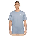NIKE Jumpman Emb Crew T-Shirt Blue Grey/White L
