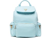 Guess, Gemma, Polyester, Textile Backpack, Aqua, 204669, For Women, 22 X 30 X 9.5 Cm For Women