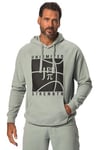 Jay-PI Sweat à Capuche Jay-PI, Collection Fitness. Imprimé Basketball Gris Souris 7XL 823395188-7XL