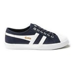 Mens Gola Navy Coaster Canvas Trainers Lace Up