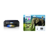 Epson Expression Photo XP-970 Print/Scan/Copy Wi-Fi Printer, Black & 24 Elephant Genuine Multipack, 6-colours Claria Photo HD Ink Cartridges