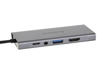 Orico 5-in-1 Hub Adapter, HDMI 4K + USB 3.0 + VGA + AUX + USB-C PD 60W