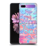 Head Case Designs Out Of This World Space Overlays Hard Back Case Compatible With Samsung Galaxy Z Flip / 5G