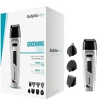 Babyliss 8 in 1 Mens Cordless Nose Body Hair Clipper Beard Trimmer Grooming Kit 