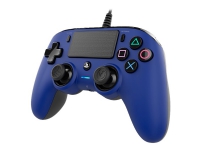 NACON Compact Controller - Håndkonsoll - kablet - blå - for PC, Sony PlayStation 4