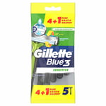 Barberblade Gillette Blue Sensitive 5 enheder