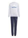 Boys, adidas Sportswear Junior Essentials Tracksuit - Light Blue, Light Blue, Size 13-14 Years