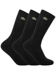 Lacoste3 Pack Sport Socks - Black