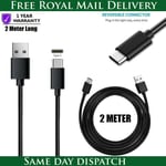 2 Metre Type-C Charger Cable For Amazon Fire Max 11 & Kindle Fire HD 8 Tablet