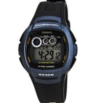 Casio Mens Digital Chronograph Wrist Watch Black Strap Illuminator W-210-1BVES