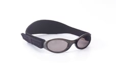 Baby Banz Sunglasses 100% UV Protection Soft Neoprene Band Black Children 6-18m