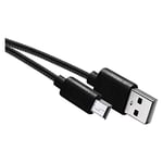 EMOS USB cable 2.0, USB A to mini B plug, 2 A, 2 meter charging cable, for PS3, PS2 controller