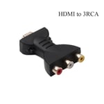 HDMI till 3 RGB/RCA Audio Adapter Komponentkonverterare HDMI to 3RCA