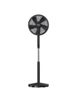 Black & Decker Pedestal Fan 5 Blades Black 50W
