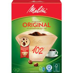 Melitta haushalt Filtre à café arôme '102', marron nature