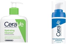 Cerave Hydrating Cleanser for Normal to Dry Skin 473Ml & Hydrating Hyaluronic Ac
