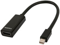 NORDIQZENZ mini DisplayPort (hann) til HDMI (hun) adapter