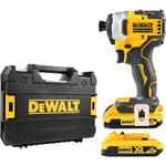 DeWalt 18V XR Brushless Cordless Impact Driver 2 x 2.0Ah