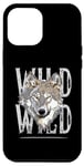 iPhone 15 Plus All You Need Sunset and a wolf I Love My wolf Wild Retro Case