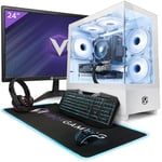 Vibox V-276 PC Gamer - 24 Écran Pack - AMD Ryzen 5 4500 Processeur 4.1GHz - Nvidia RTX 3060 Ti 8Go - 16Go RAM - 480Go SSD - Windows 11 - WiFi