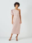 Elliatt Starfire One Shoulder Midi Dress, Blush