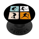 Retro Vintage Scooters Stunt Rider for Men Women Kids PopSockets Swappable PopGrip