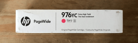 Genuine HP EXTRA HIGH YIELD 976YC MAGENTA / PAGEWIDE PRO P55250 (INC VAT) BOXED