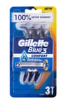 Gillette Comfort Blue3 Razor 3 st (M) (P2)
