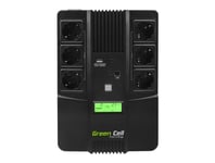 Green Cell UPS06 uforstyrrbar strømforsyning (UPS) Linje-Interactive 0,999 kVA 360 W 6 AC-utganger
