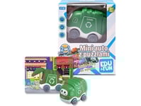 Mini Auto Z Puzzlami Śmieciarka Edu&Fun