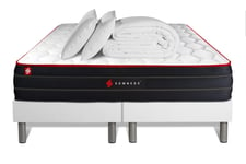 Pack matelas sommier 160x200 oreiller couette