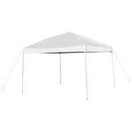 Flash Furniture Harris Tente d'extérieur Pop-up avec Pieds inclinés et Sac de Transport Blanc 25,4 x 25,4 cm