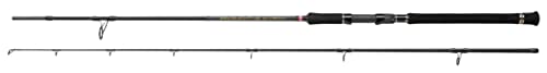 PENN Regiment III Spin and Pilk , Fishing Rod, Sea - Inshore/Nearshore Fishing, Jigging and Spinning Rod for Boat or Kayak Fishing - Cod, Bass, Pollack, Wrasse, Coalfish, Black / Red, 2.74m | 40-120g
