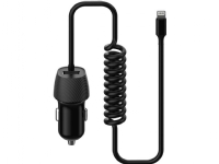 Platinet car power adapter 3.4A USB-A + Lightning (45484)