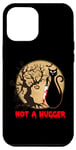 Coque pour iPhone 15 Pro Max Humour amusant pour Halloween chat pas un câlin sur le thème des chats