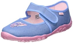 Superfit Bonny Slipper, Blue/Pink 8020, 0 UK