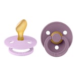 BIBS® Soother Colour Anatomisk smokk Violet Sky/Mauve 6-18 måneder, 2 stk.