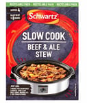 2 x Schwartz Slow Cooker Beef & Ale Stew 38G NEW BB LATE 2025